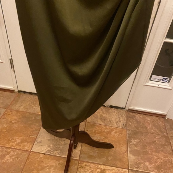 NWOT ELLIAT ARMY GREEN ASYMMETRICAL DRESS SIZE S - Picture 10 of 11